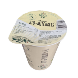 Bio-Milchreis Becher 500g